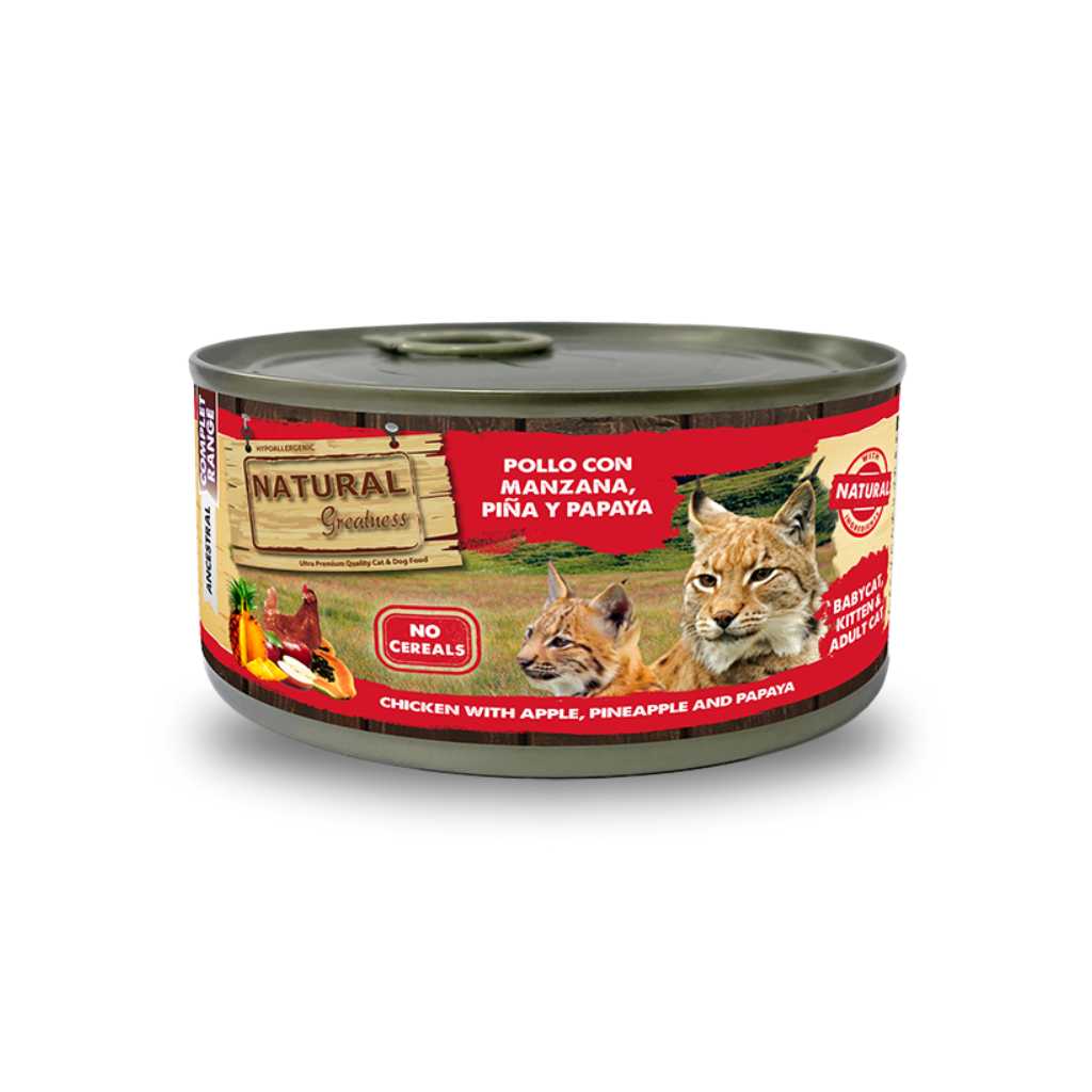 NATURAL GREATNESS CATS - CHICKEN WITH APPLE