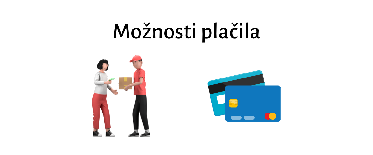 Možnosti plačila spletna trgovina