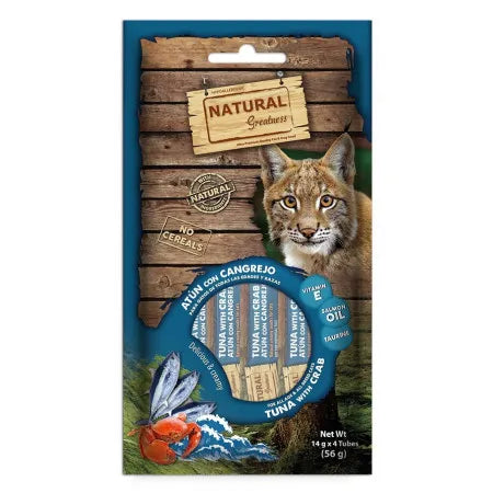 NATURAL GREATNESS CATS - KREMASTI PRIBOLJŠEK S TUNO IN RAKOVICO