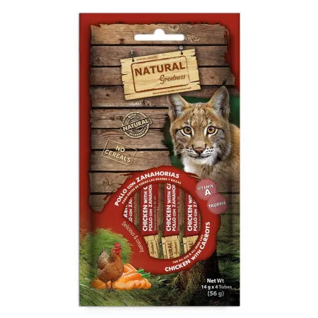 NATURAL GREATNESS CATS - KREMASTI PRIBOLJŠEK S PIŠČANCEM IN KORENJEM