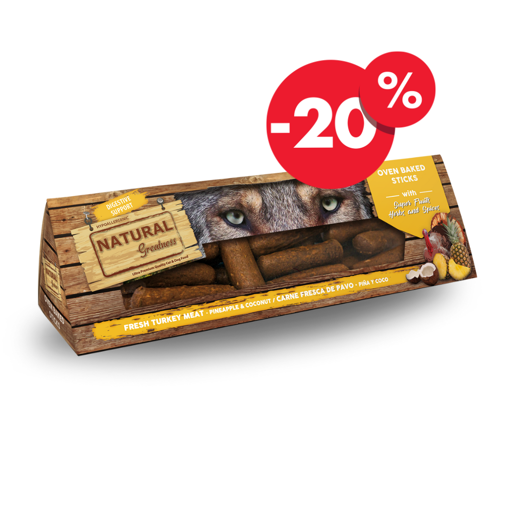 NATURAL GREATNESS PEČENE PALČKE - PODPORA PREBAVI