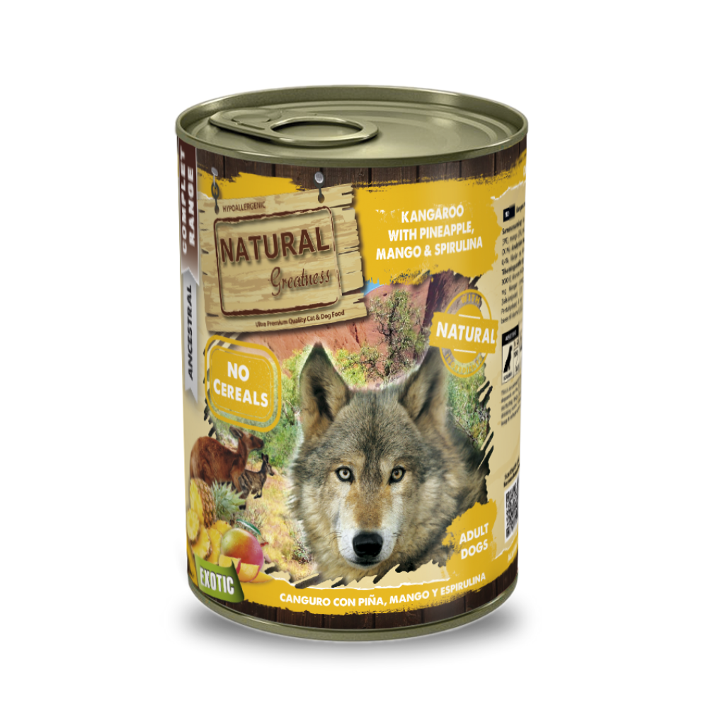 Natural Greatness Kangaroo & Pineapple mokra hrana za pse, 400 g