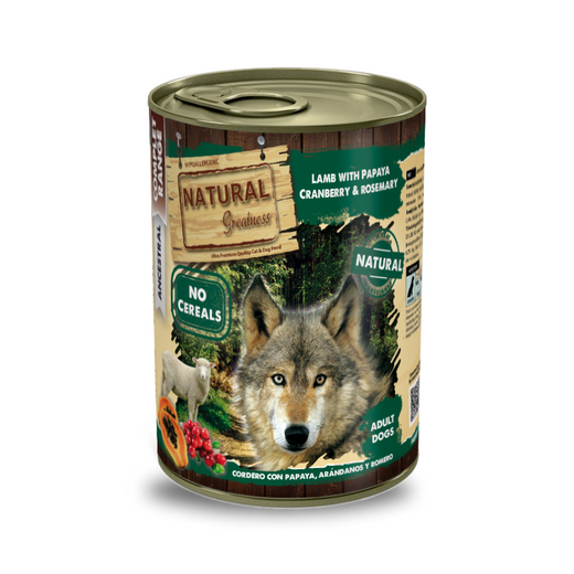 Natural Greatness Lamb & Papaya mokra hrana za pse