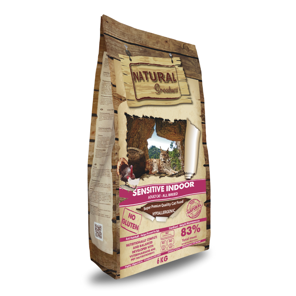 Natural Greatness Sensitive Indoor 2kg – vzorec 100g