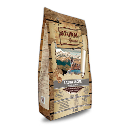 Naravna hrana za pse s kuncem Natural Greatness 6kg